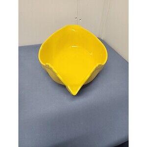 Revol France La Porcelaine Large Yellow Chicken Roasting Casserole Baking Dish